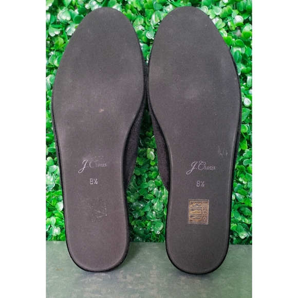 5. J.Crew Velvet mule flats - Picture 4 of 5